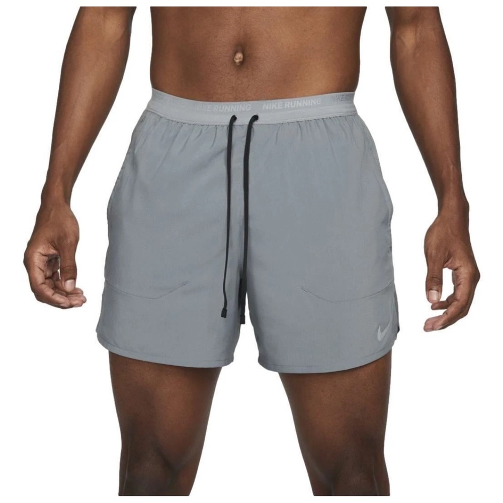 Nike  Dri-Fit Stride 5" Brief Lined Running Shorts (Smoke Grey)   xl mens